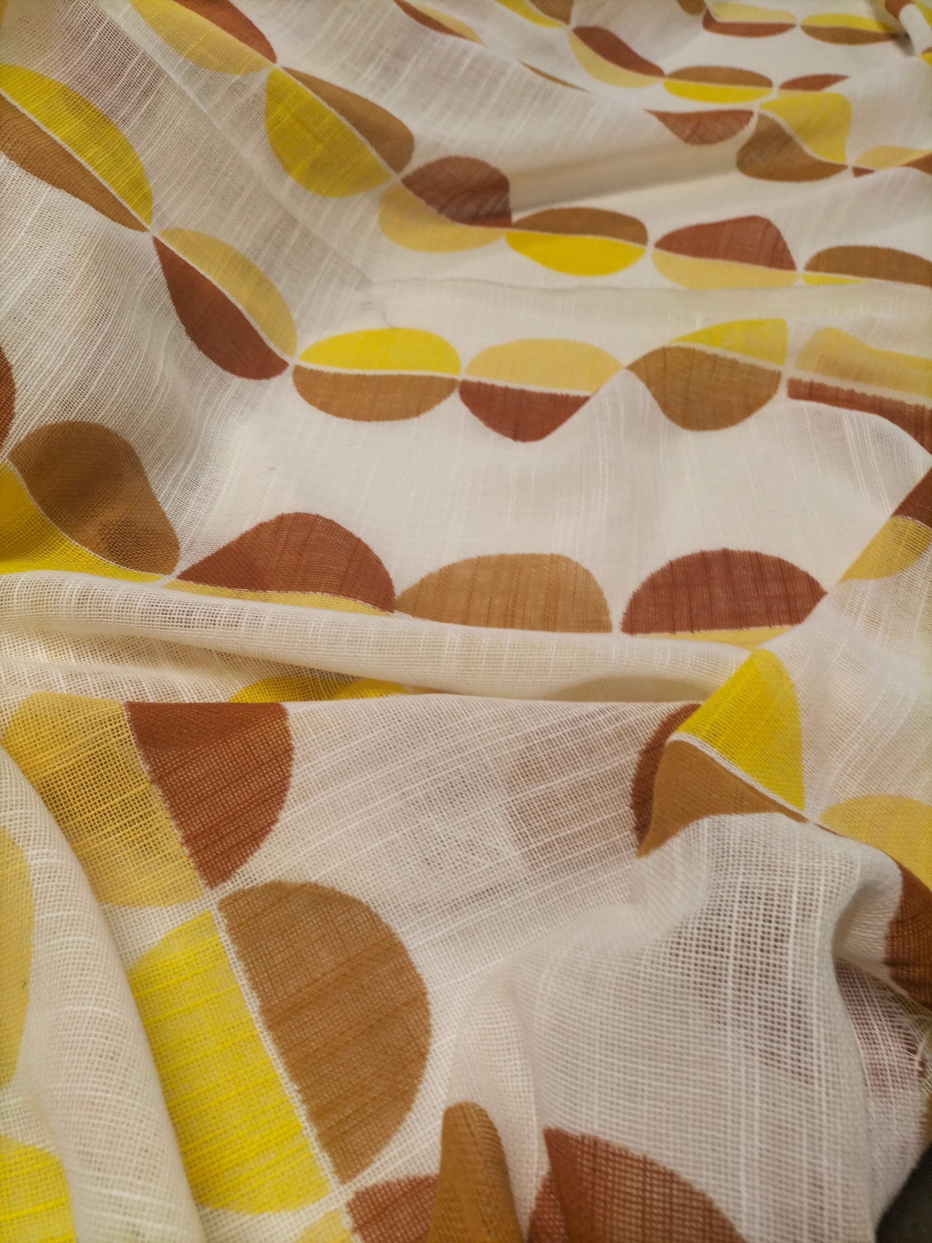 Pregiata canapa vintage anni 70' fantasia a pallini