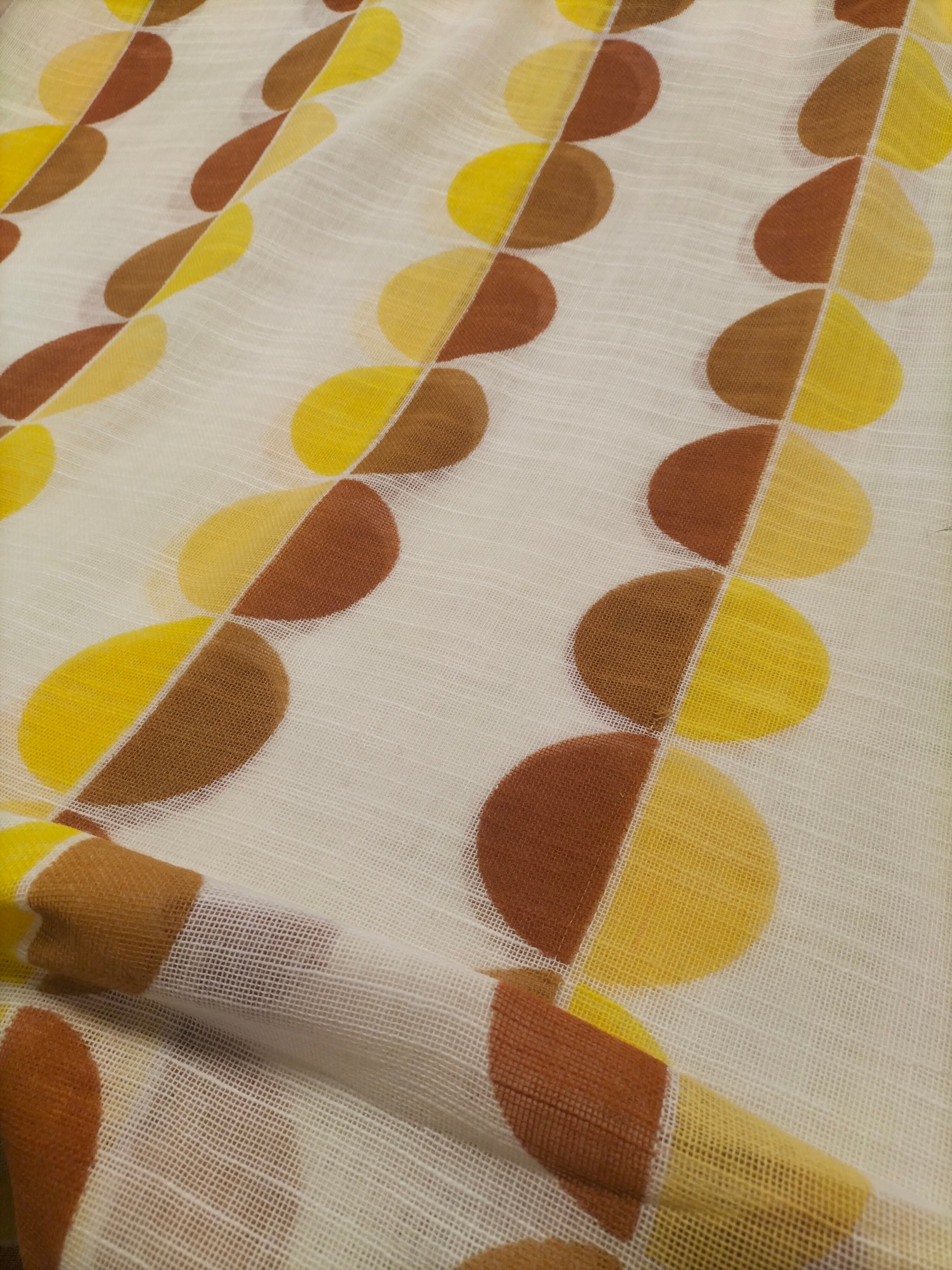 Pregiata canapa vintage anni 70' fantasia a pallini