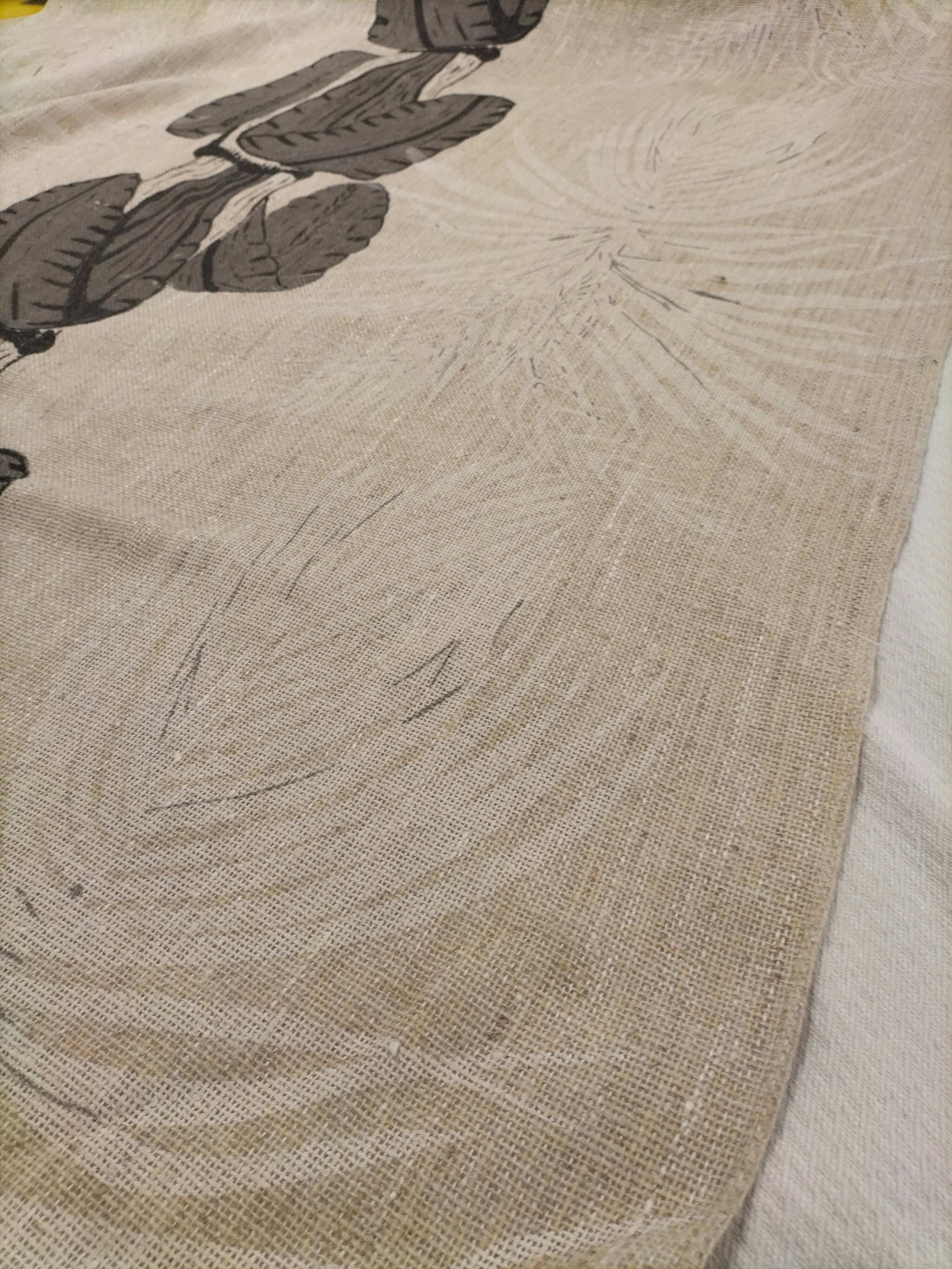 Pregiata canapa vintage anni 70' - 470 cm x 130 cm