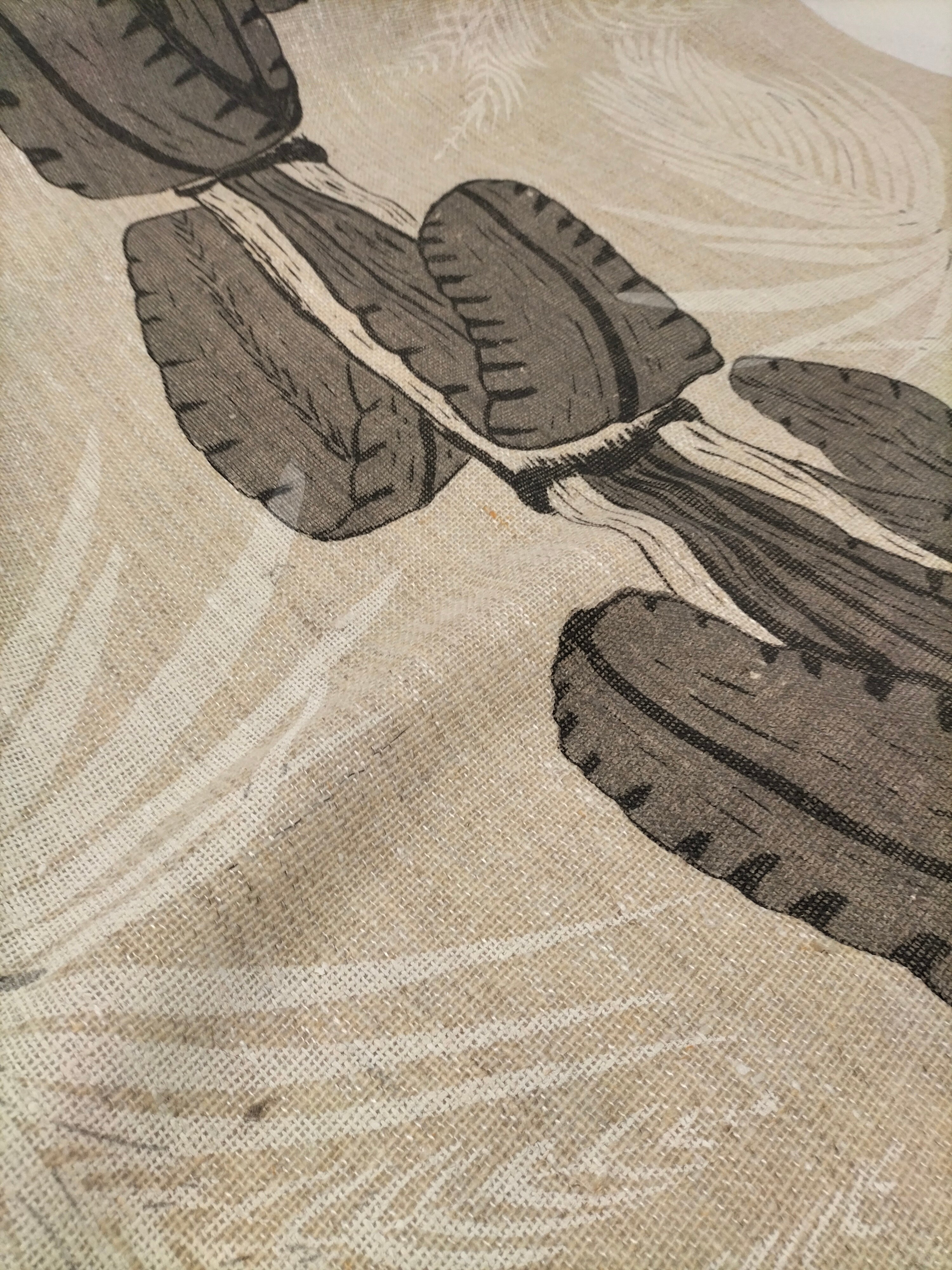 Pregiata canapa vintage anni 70' - 470 cm x 130 cm