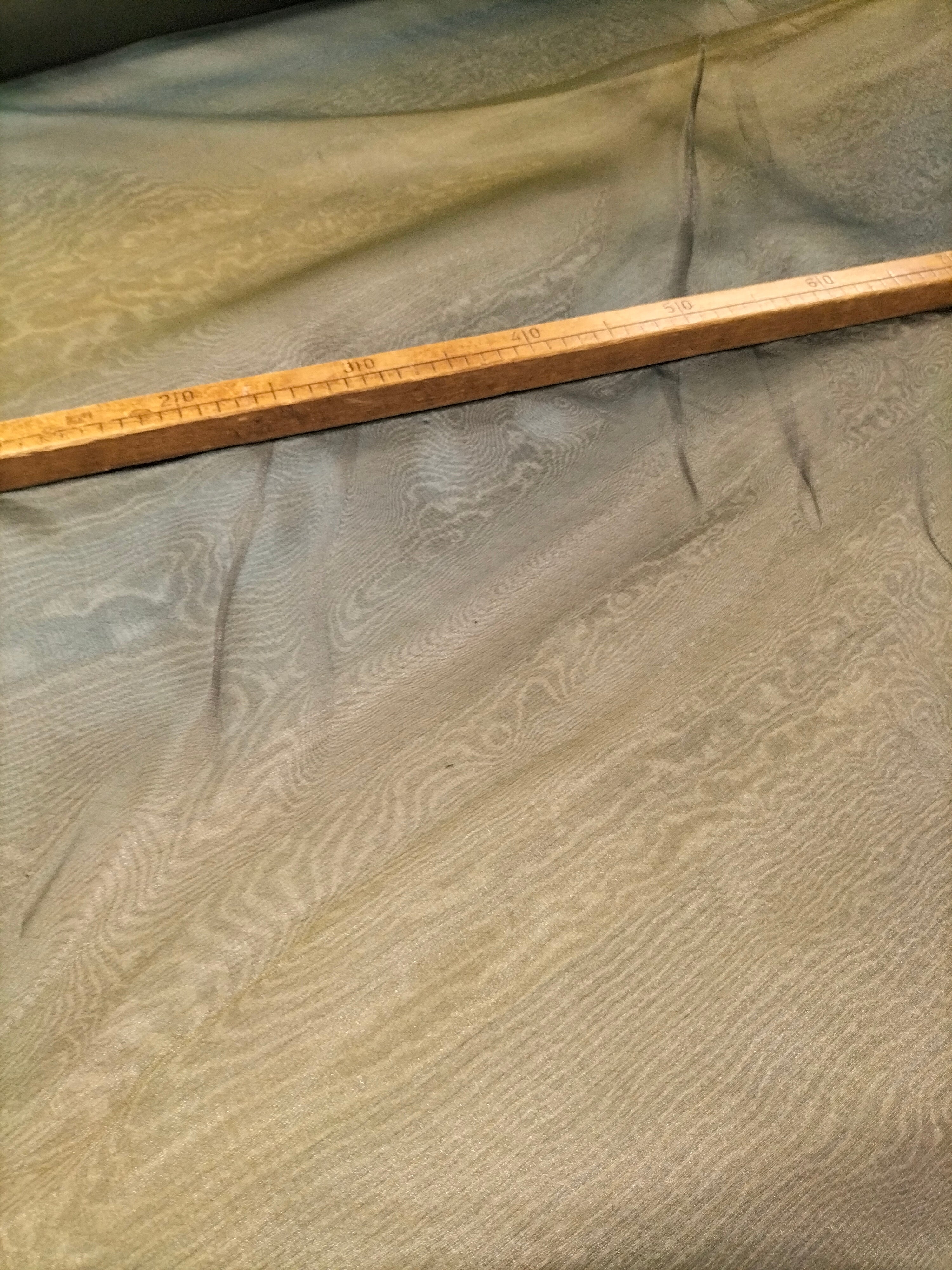 Tendone in organza bicolore oro e blu