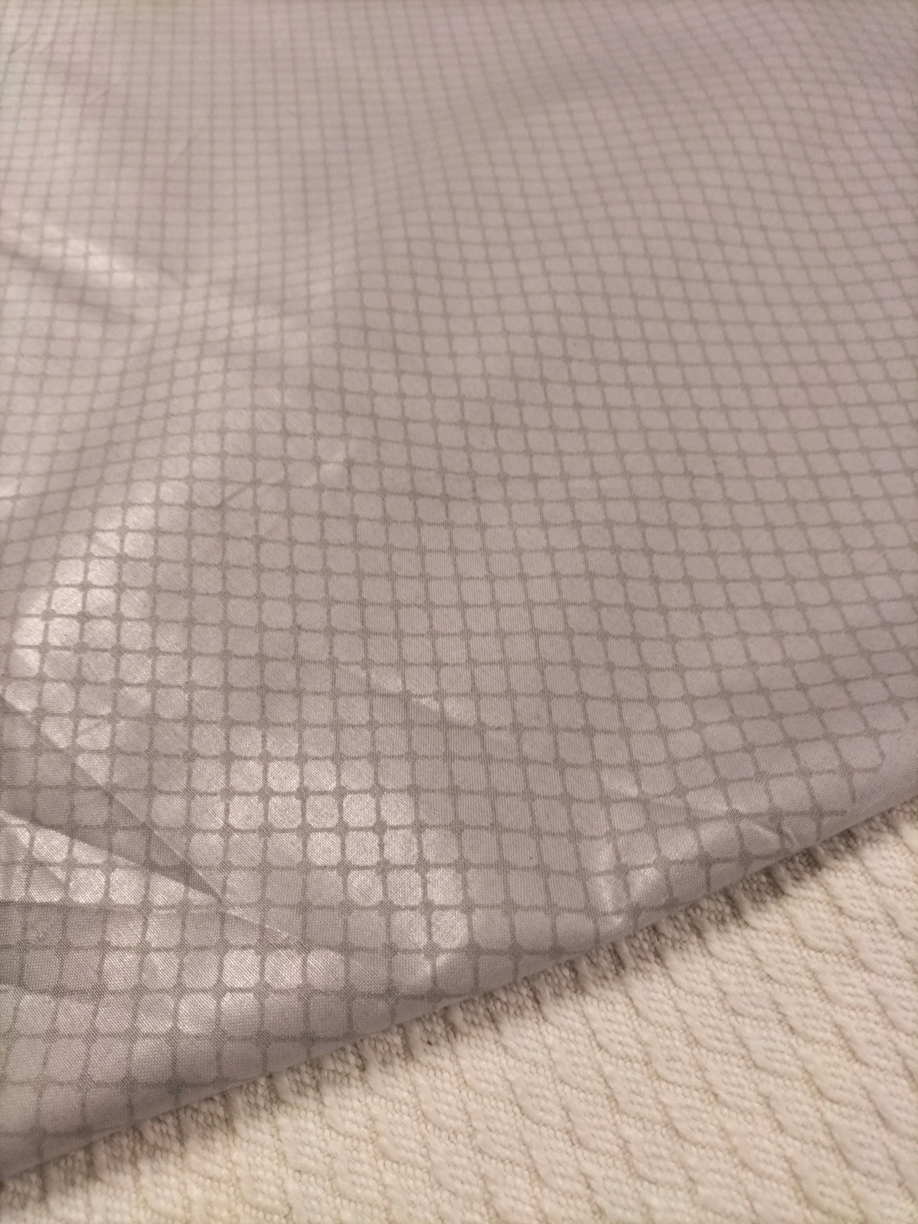 Cotone vintage francese grigio Romanex de Boussac "Impression D'Art"