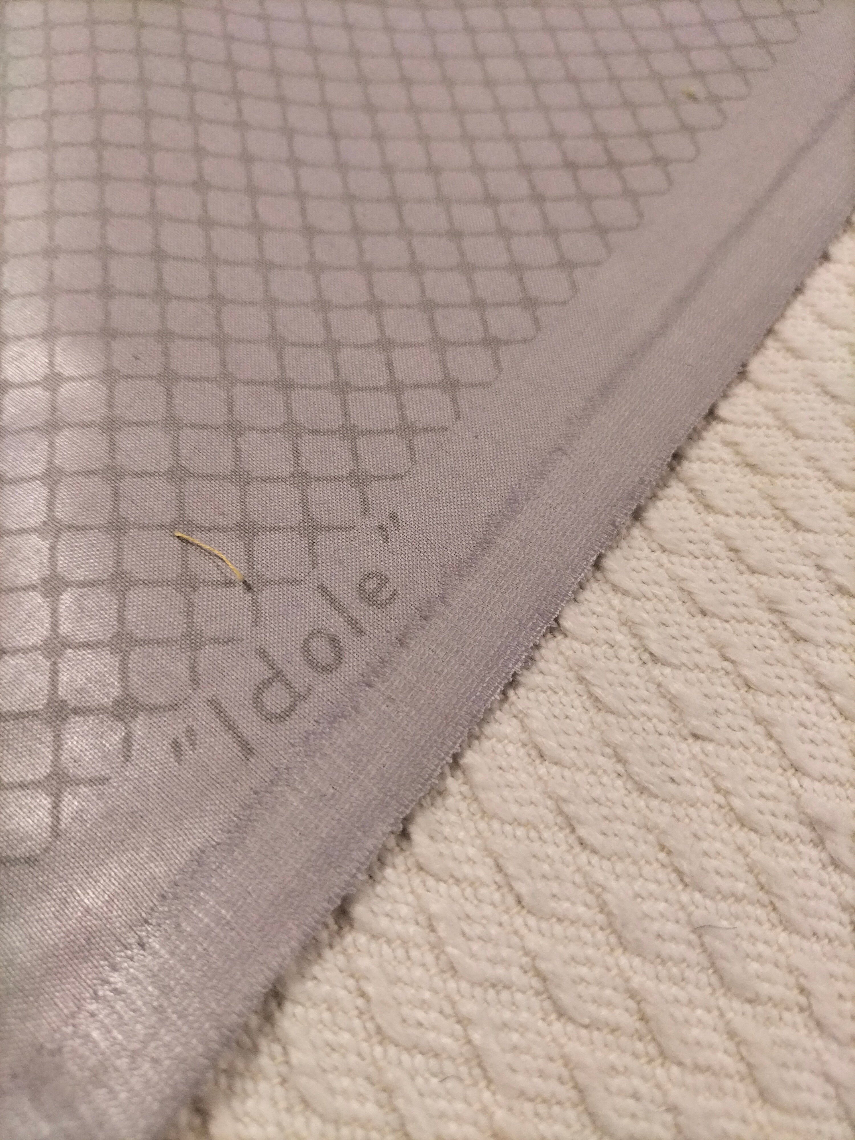 Cotone vintage francese grigio Romanex de Boussac "Impression D'Art"