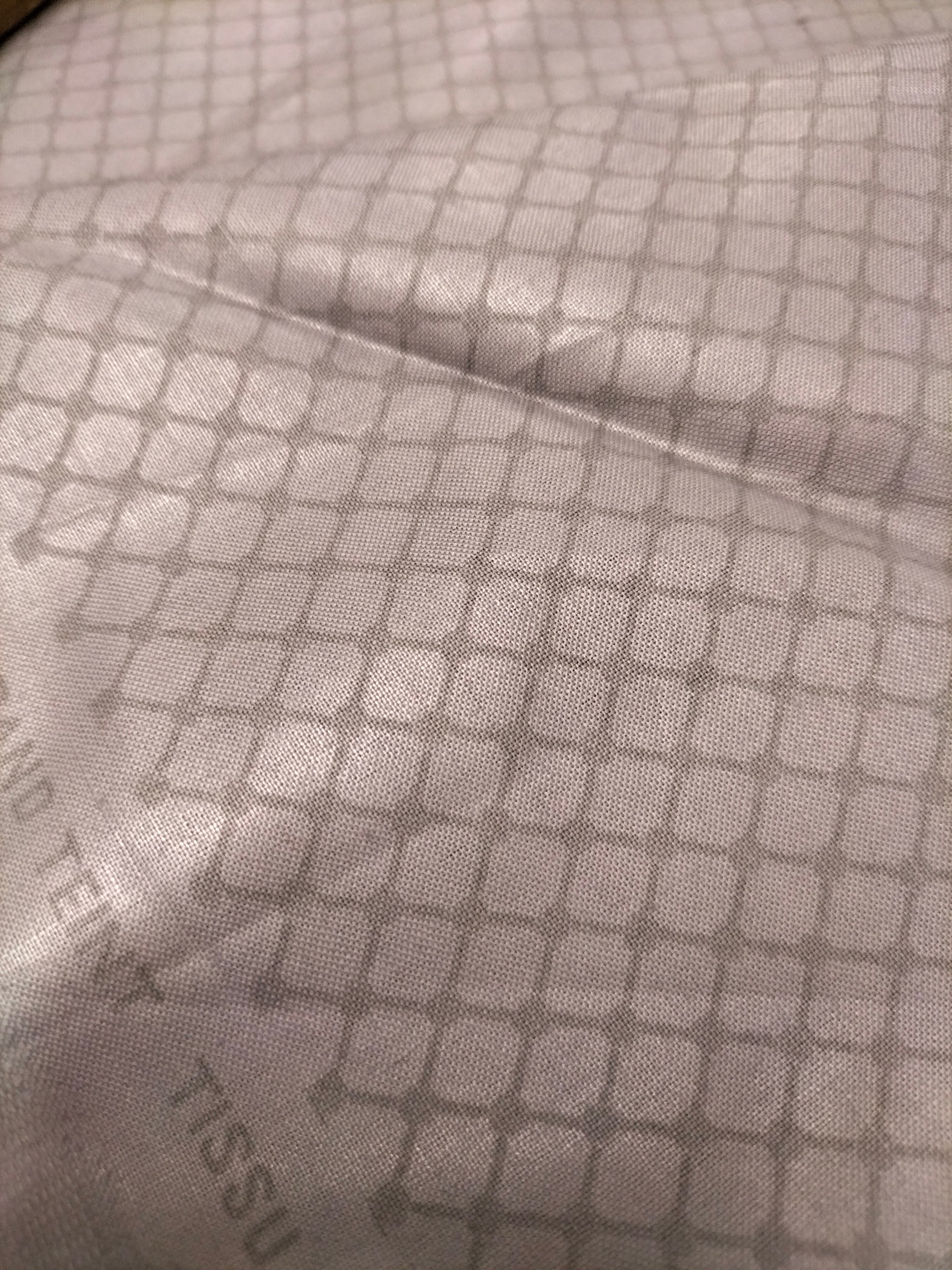 Cotone vintage francese grigio Romanex de Boussac "Impression D'Art"