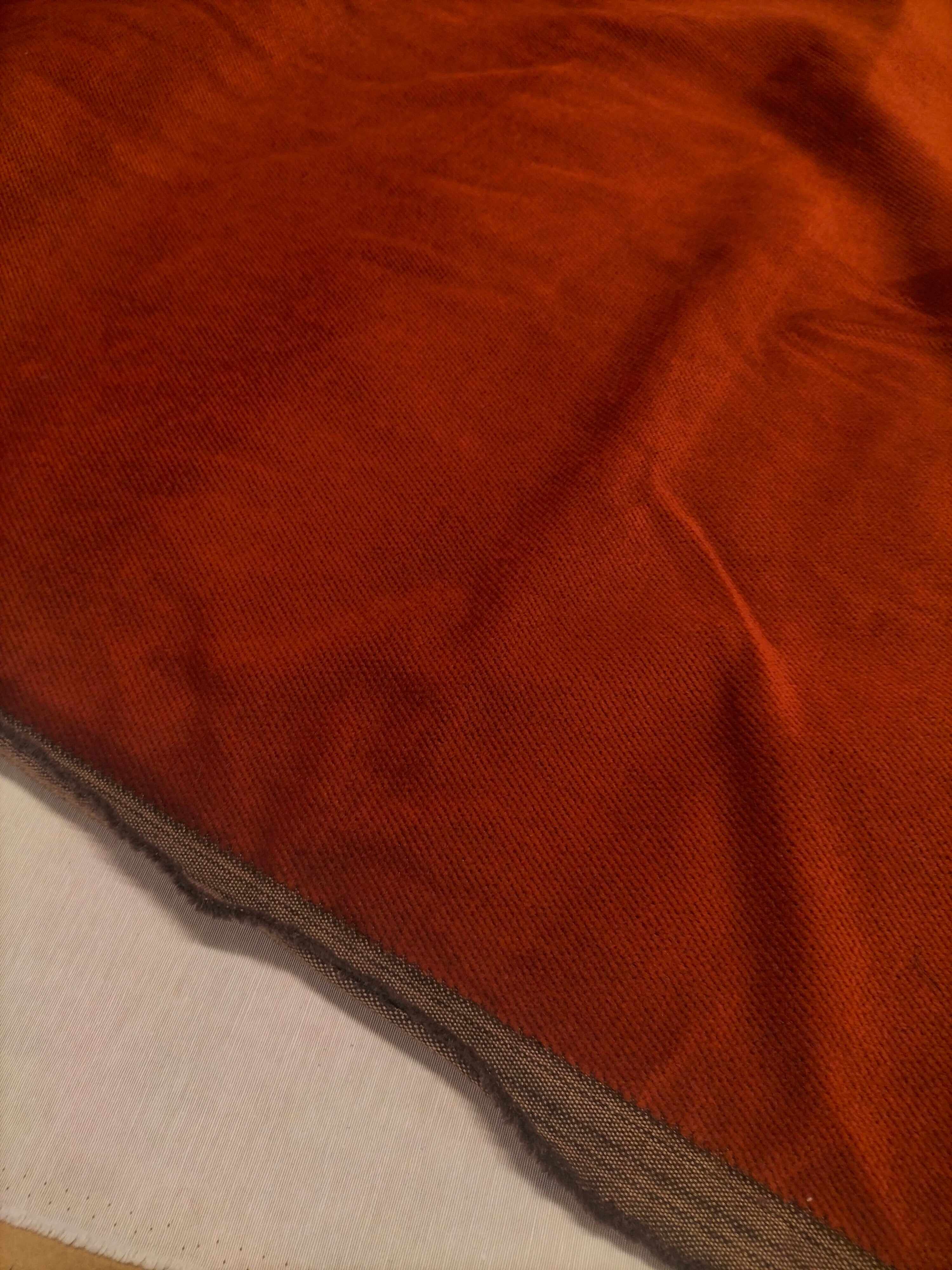 Pregiato velluto color rame