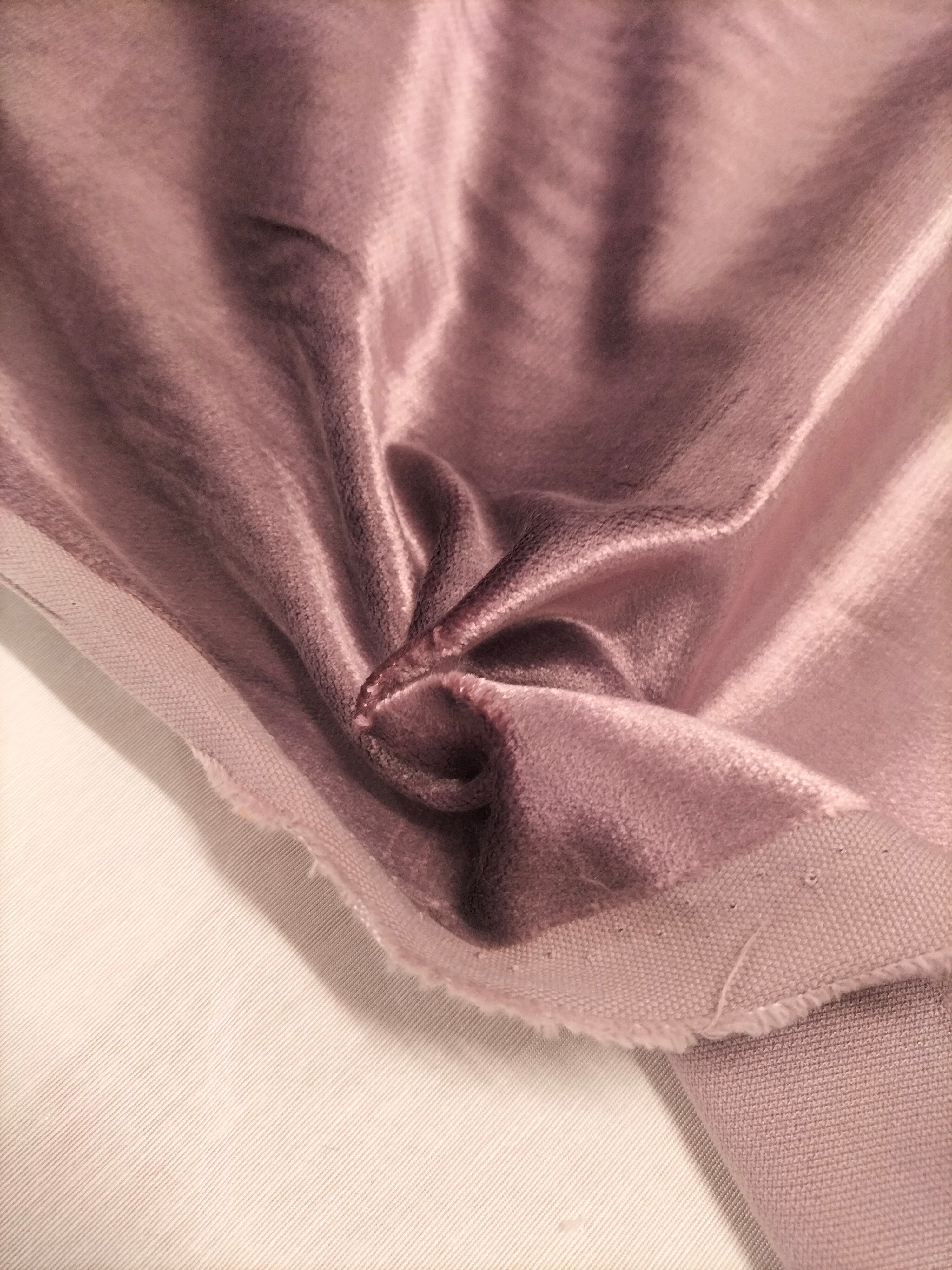 Pregiato velluto rosa antico