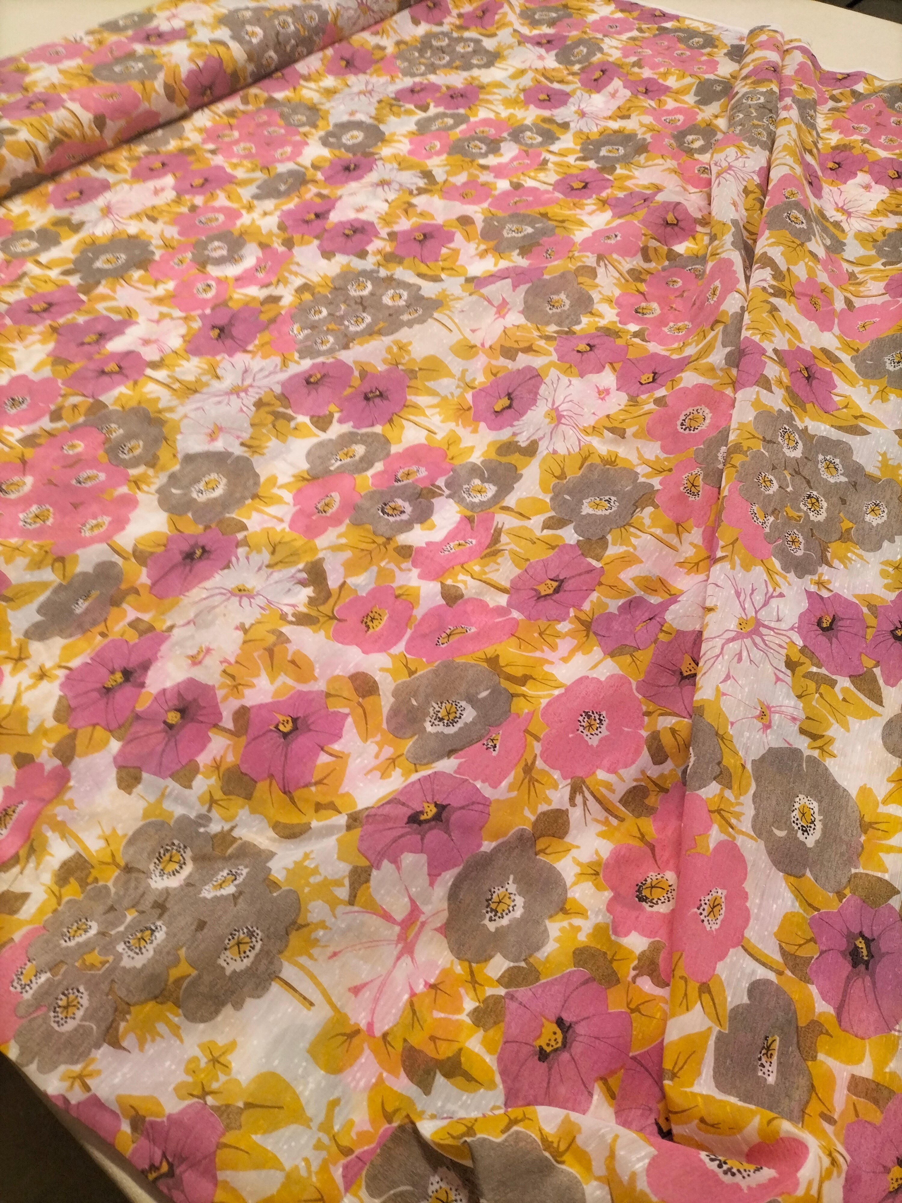 Tendone vintage Bassetti in fantasia floreale multicolore - alto 300 cm