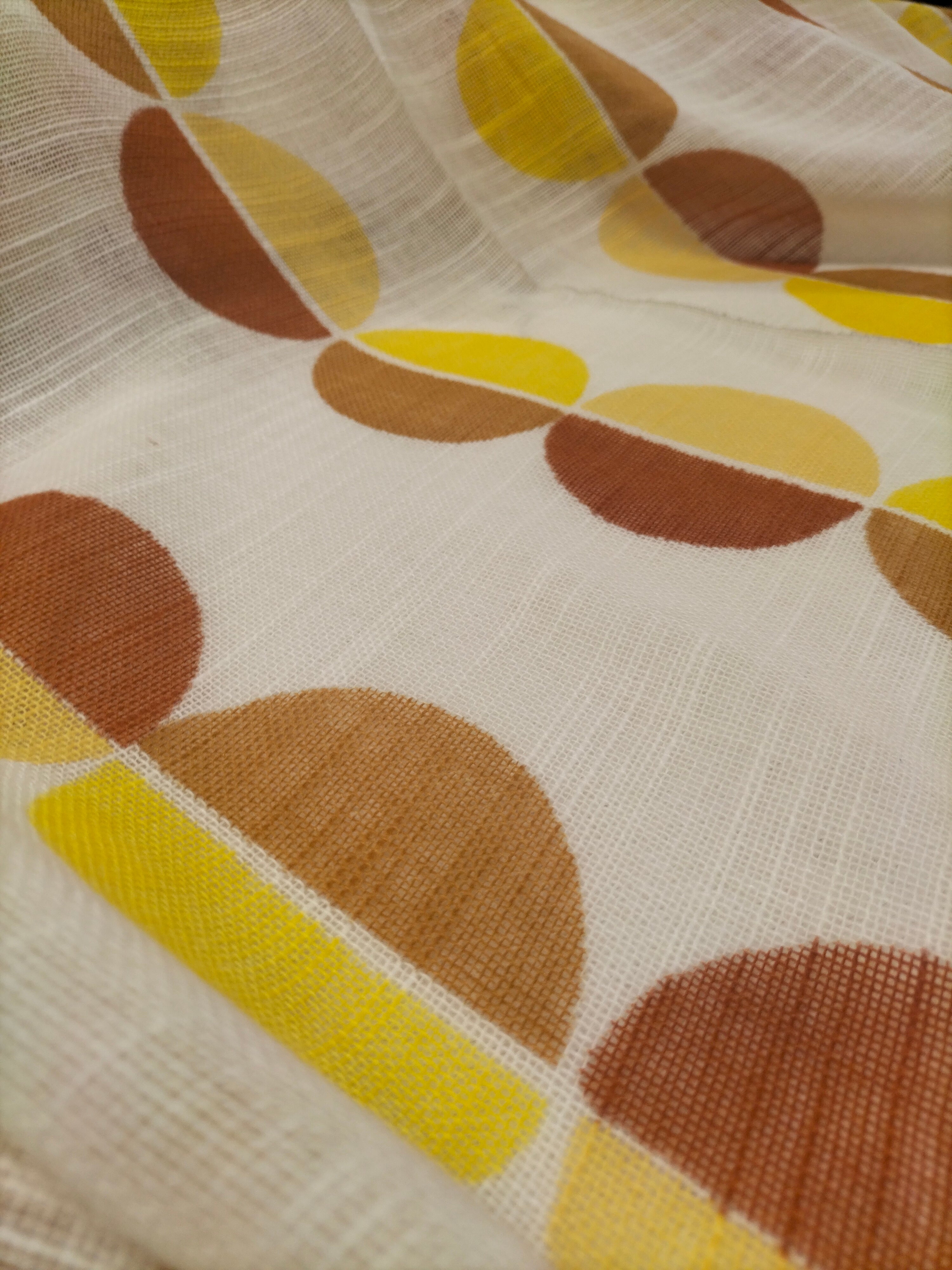 Pregiata canapa vintage anni 70' fantasia a pallini