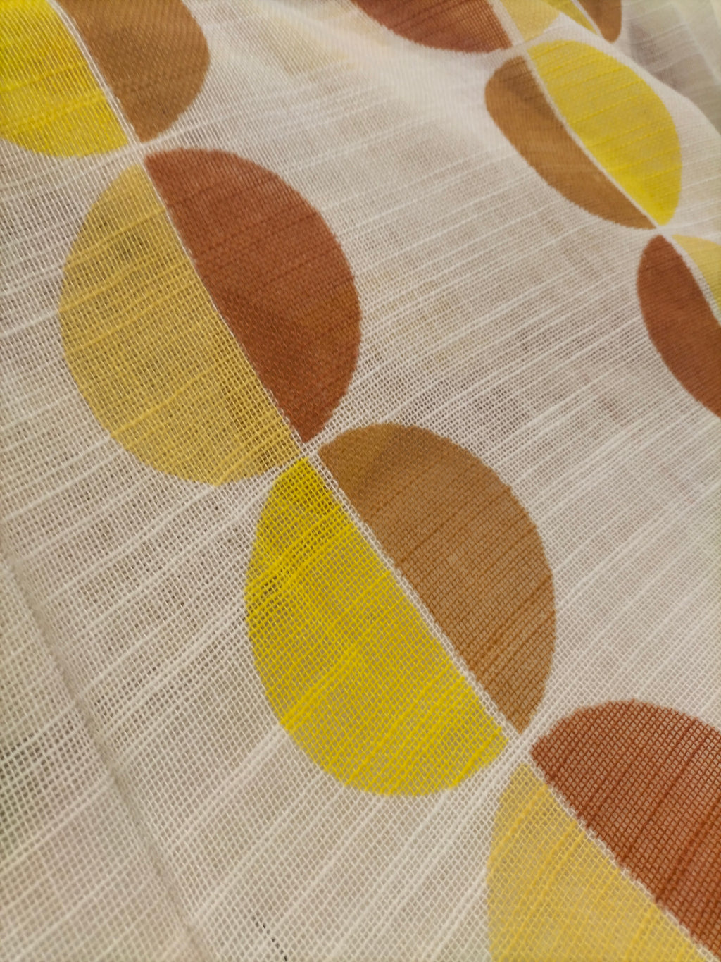 Pregiata canapa vintage anni 70' fantasia a pallini