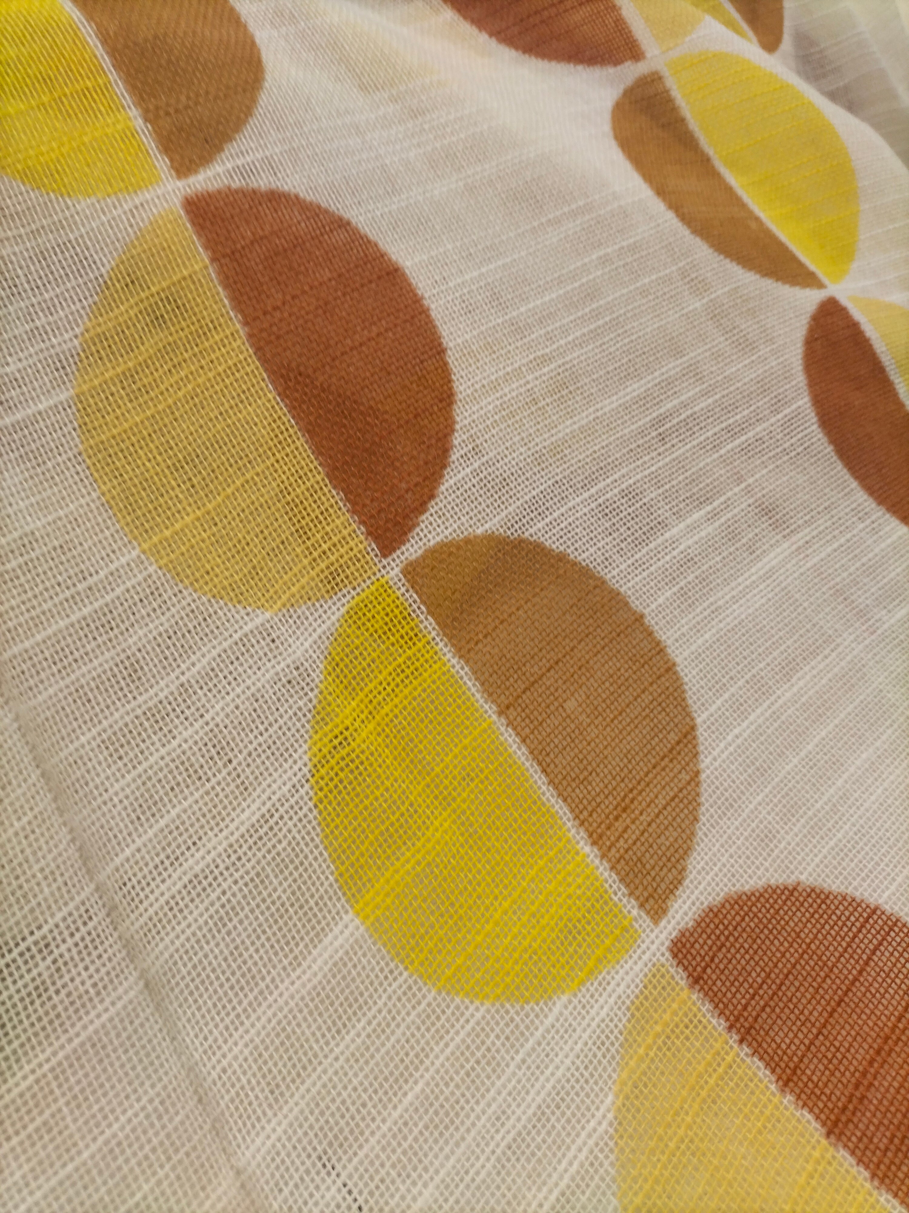 Pregiata canapa vintage anni 70' fantasia a pallini