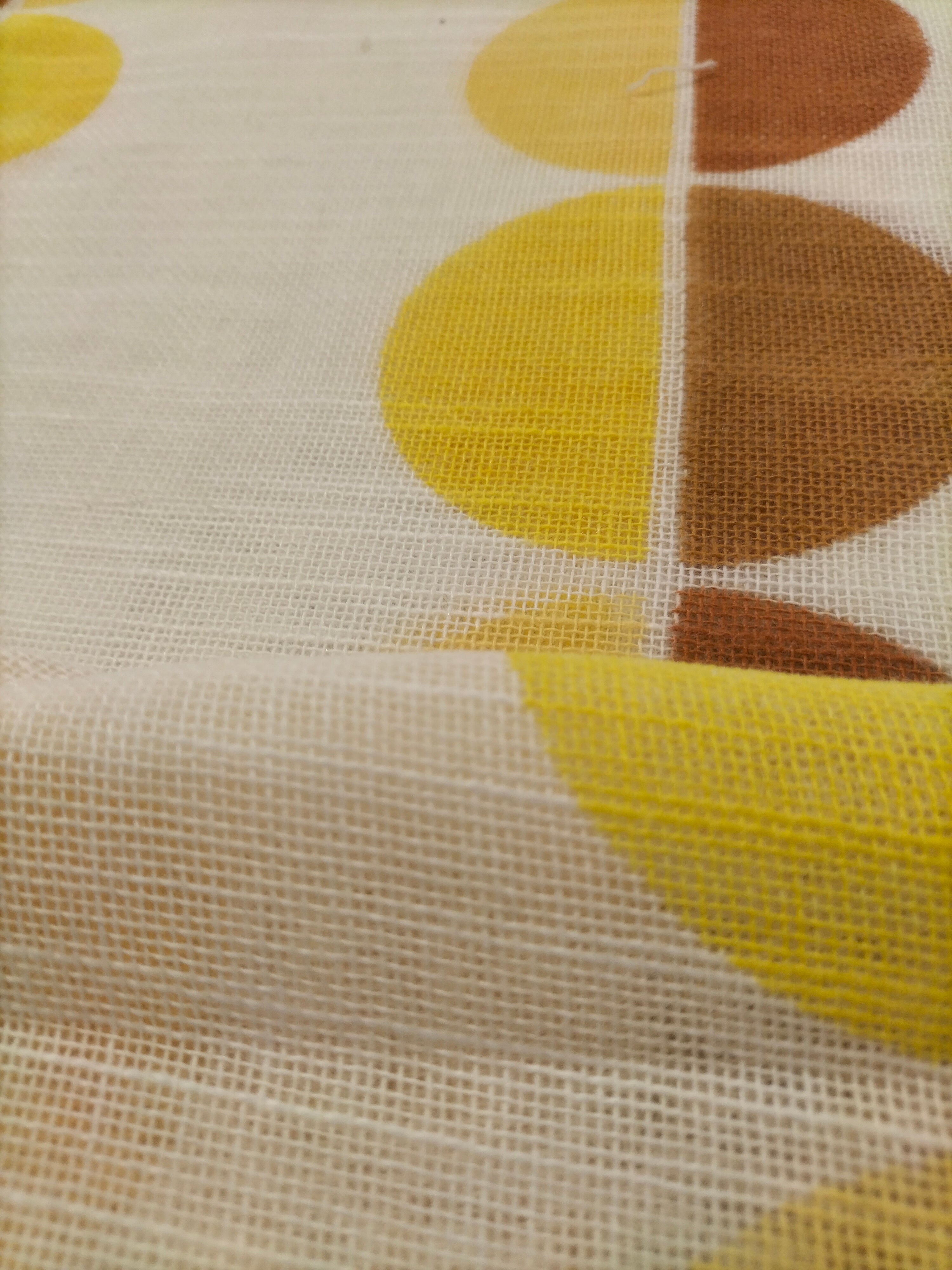 Pregiata canapa vintage anni 70' fantasia a pallini