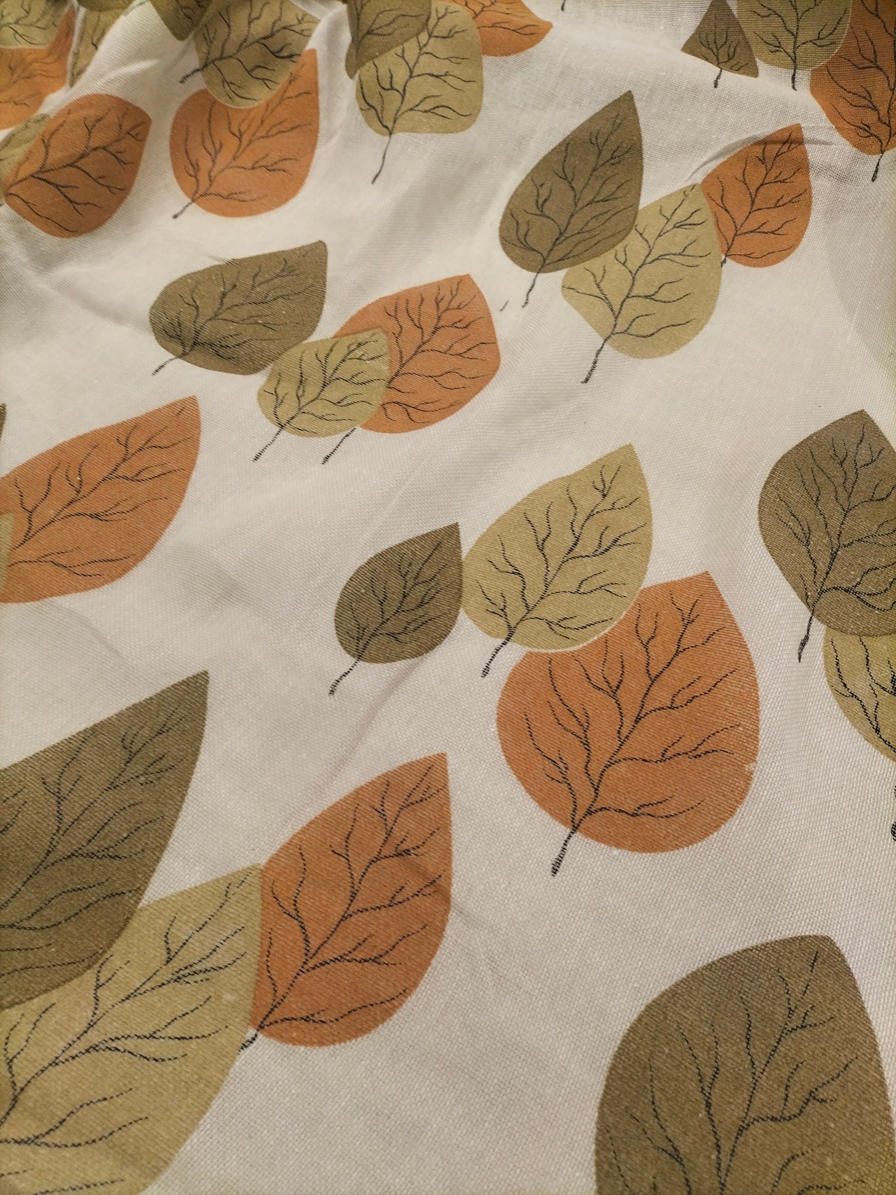 Pregiata canapa vintage anni 70' fantasia foliage