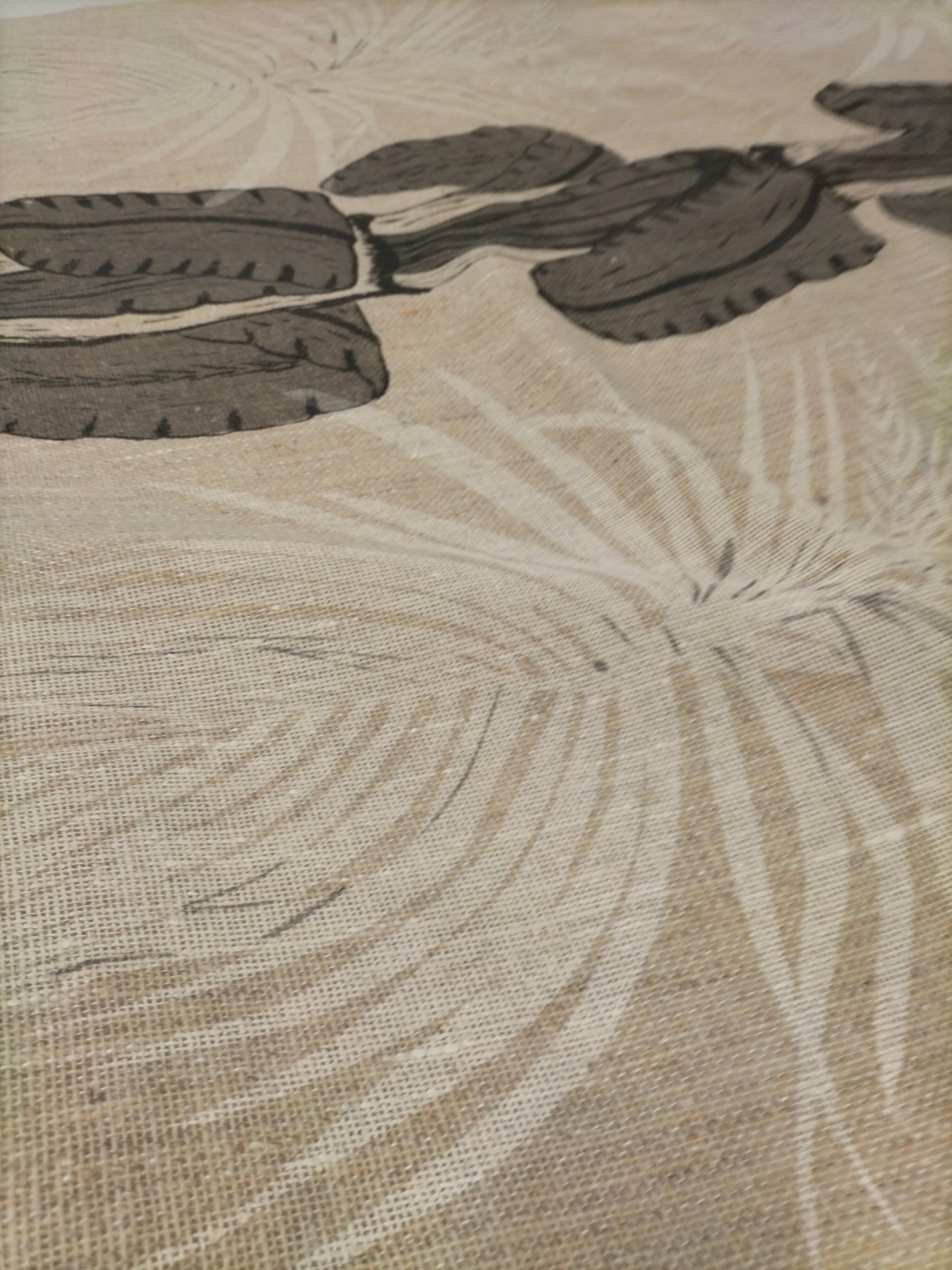 Pregiata canapa vintage anni 70' - 470 cm x 130 cm