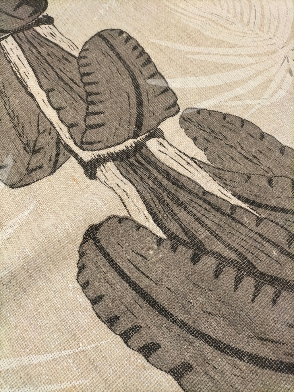 Pregiata canapa vintage anni 70' - 470 cm x 130 cm