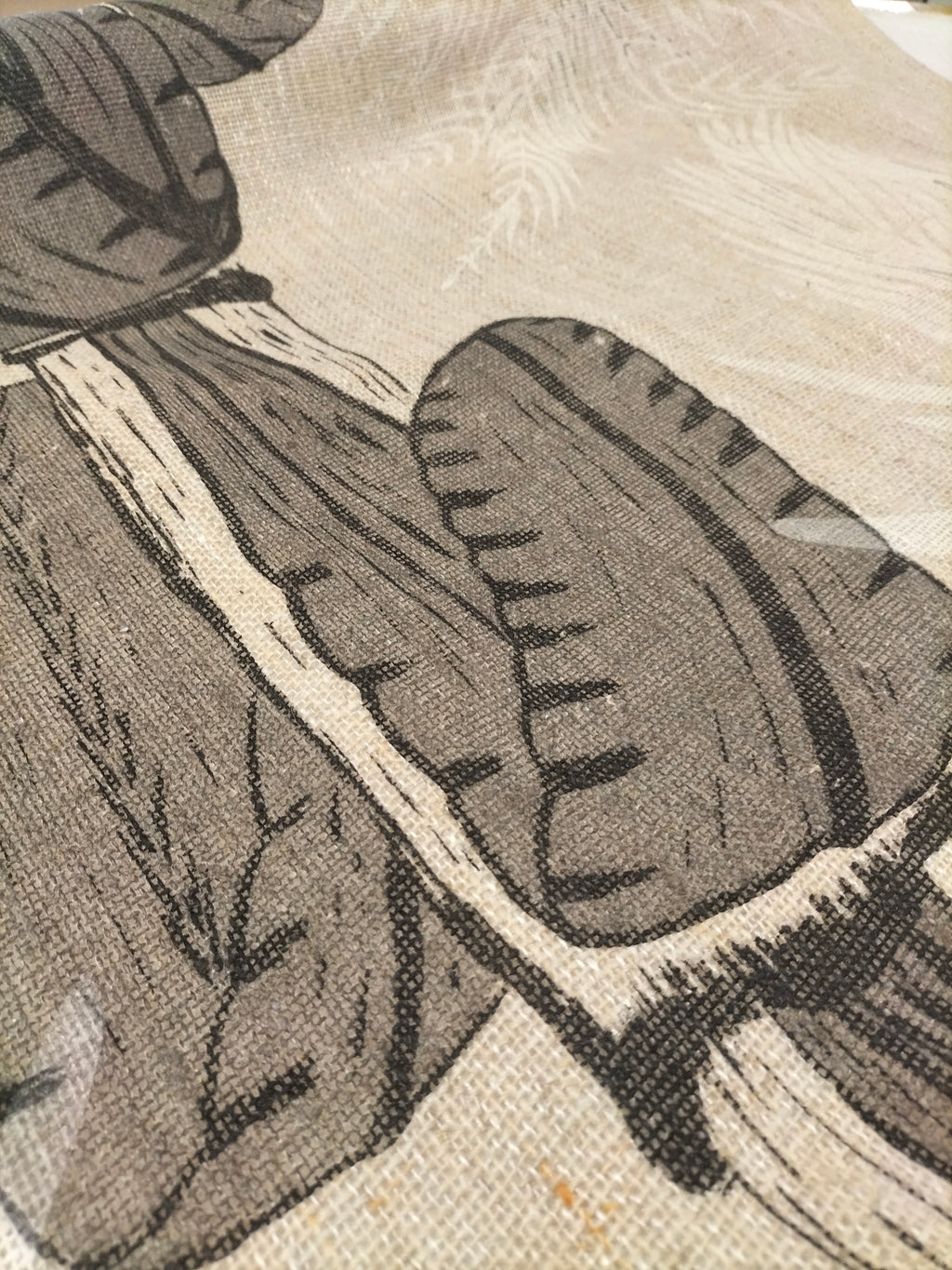 Pregiata canapa vintage anni 70' - 470 cm x 130 cm