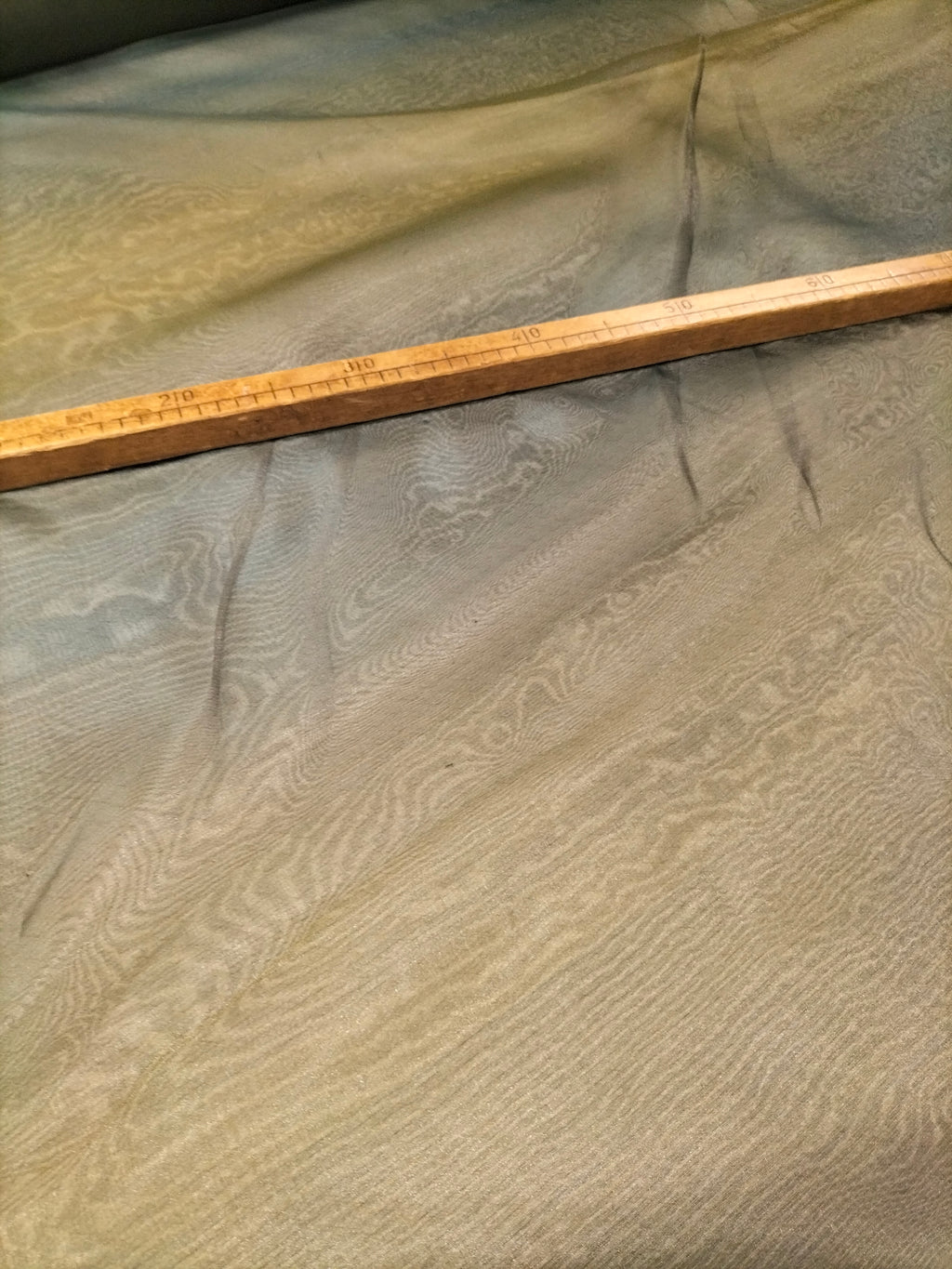 Tendone in organza bicolore oro e blu