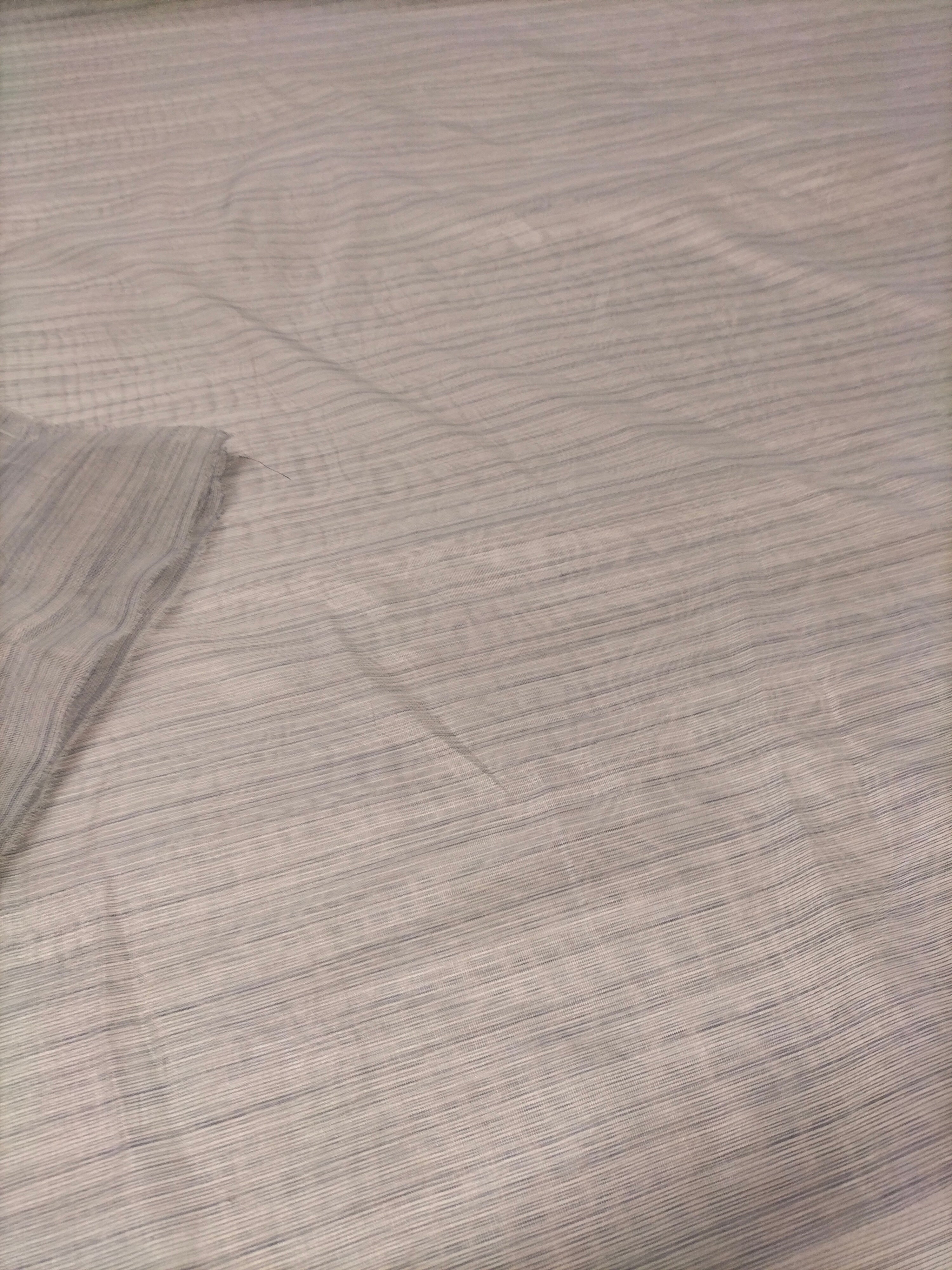 Tendone in organza grigia a righe - alto 320 cm