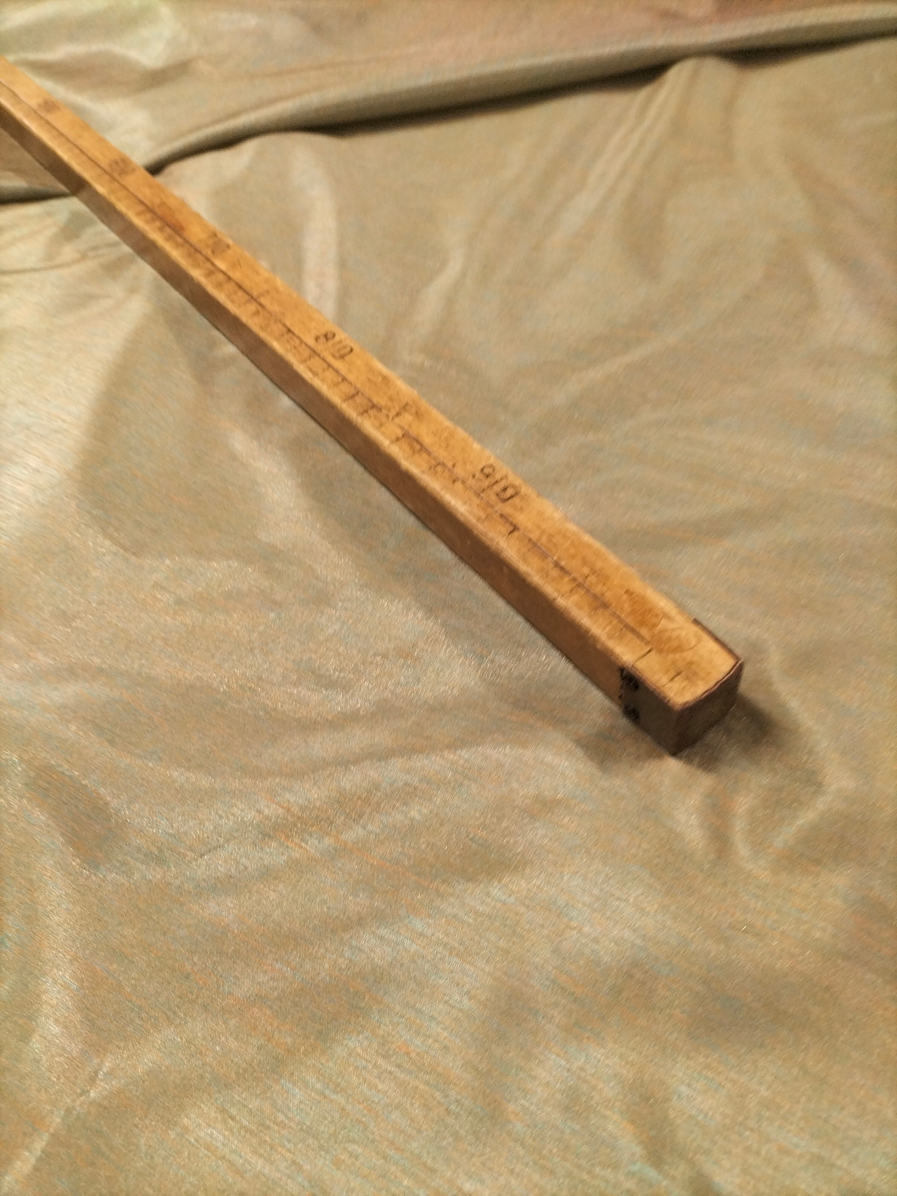 Tendone in organza cangiante verde ramato - alto 290