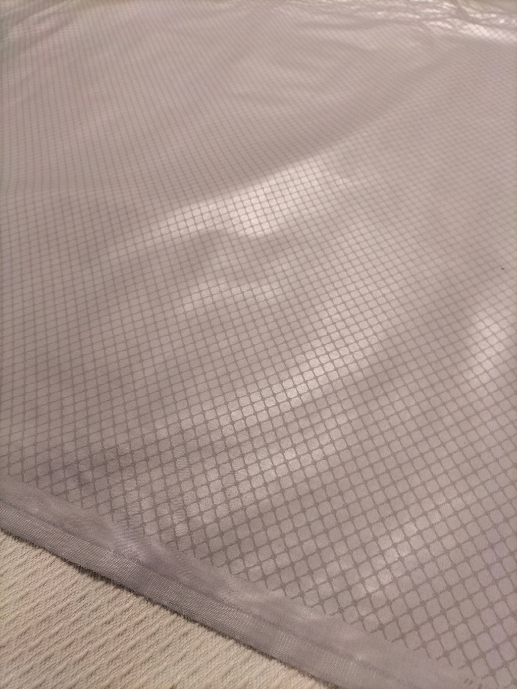 Cotone vintage francese grigio Romanex de Boussac "Impression D'Art"