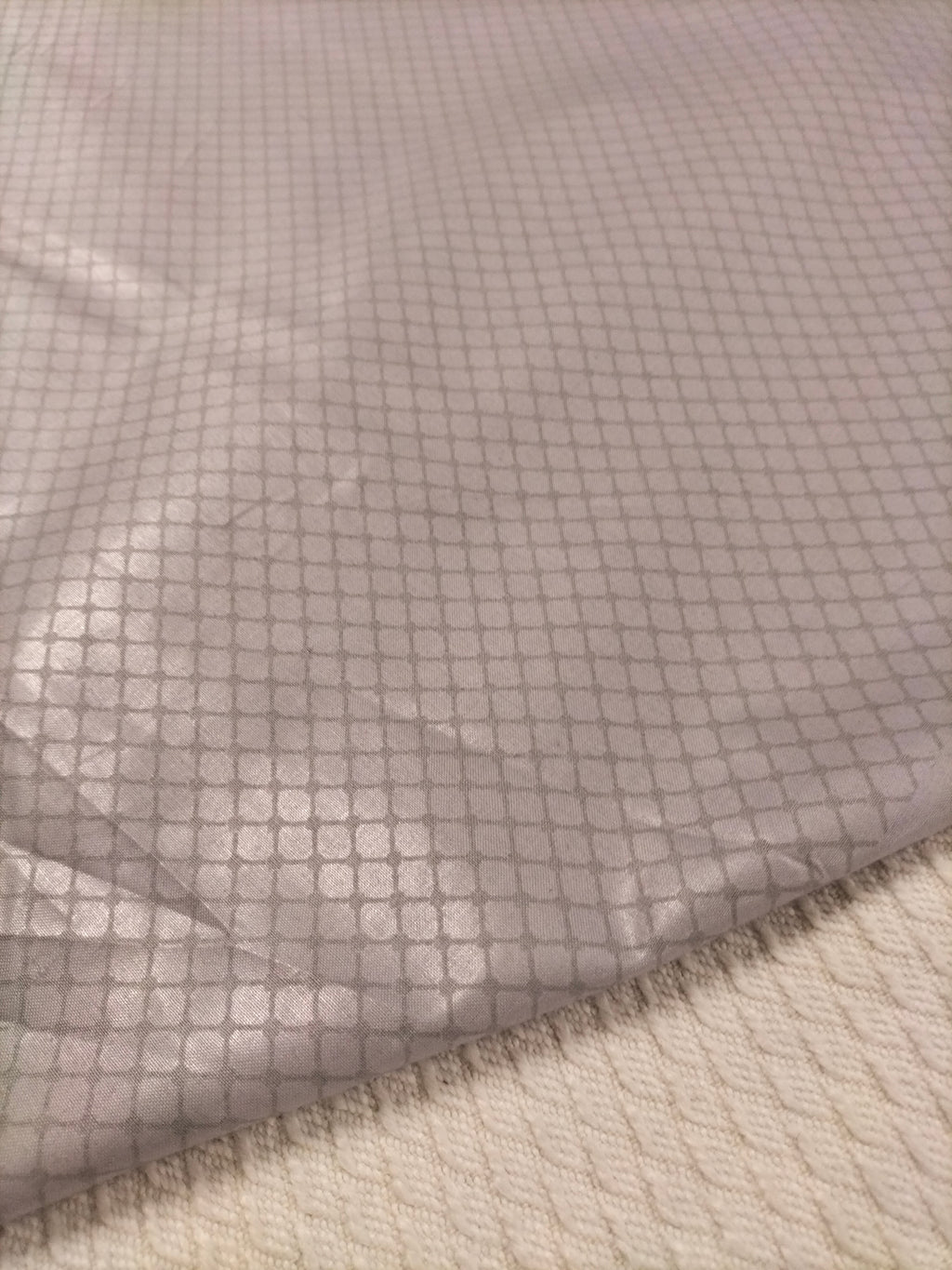 Cotone vintage francese grigio Romanex de Boussac "Impression D'Art"