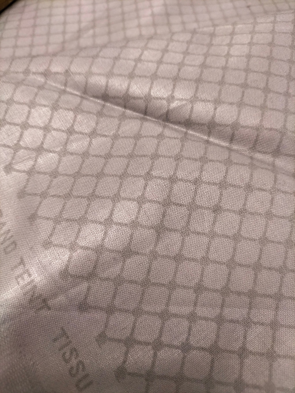 Cotone vintage francese grigio Romanex de Boussac "Impression D'Art"