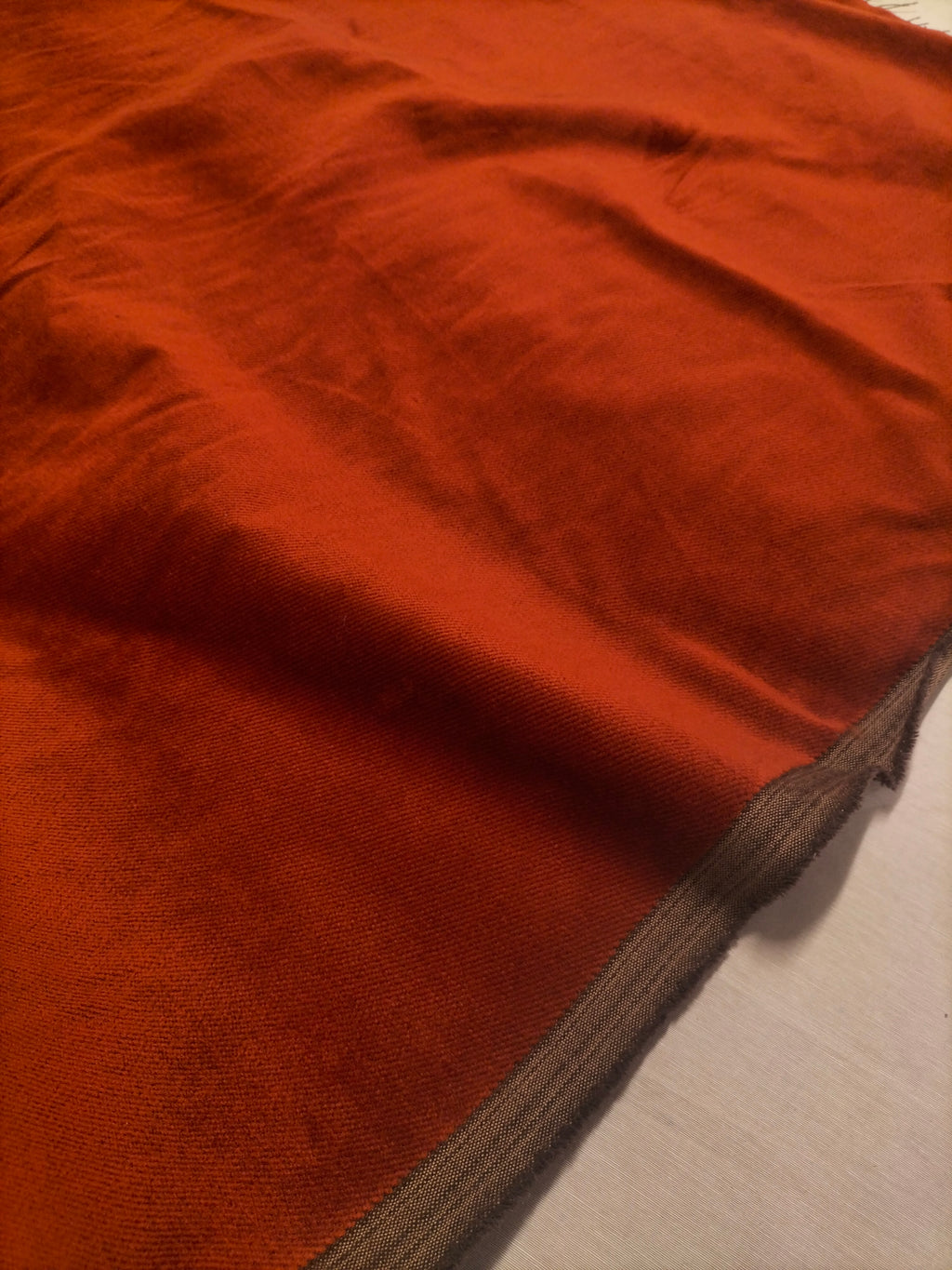 Pregiato velluto color rame