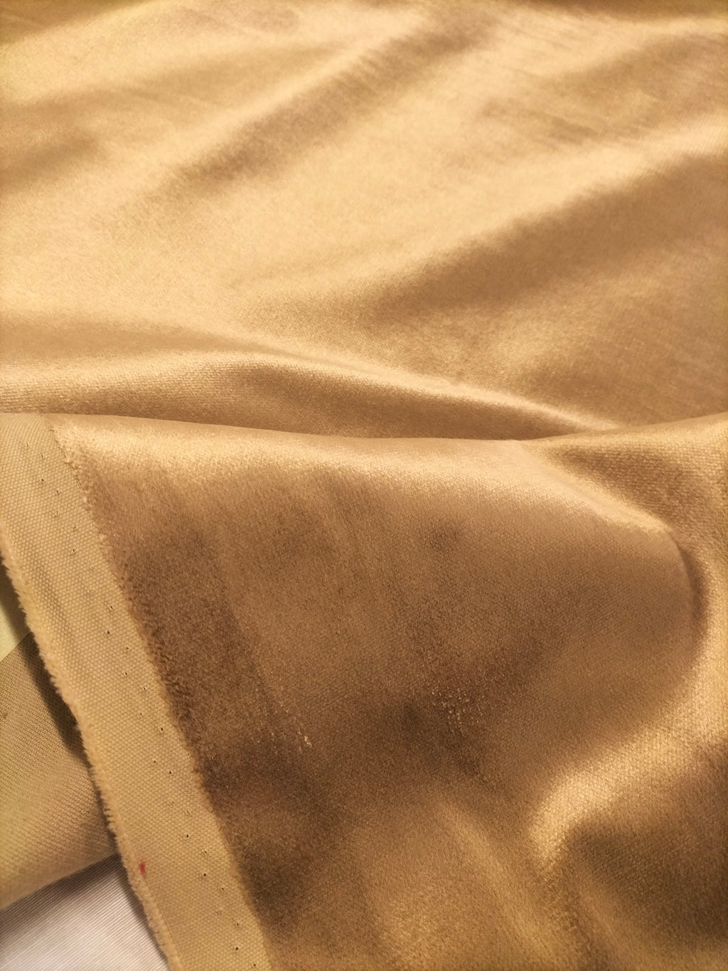 Pregiato velluto color oro