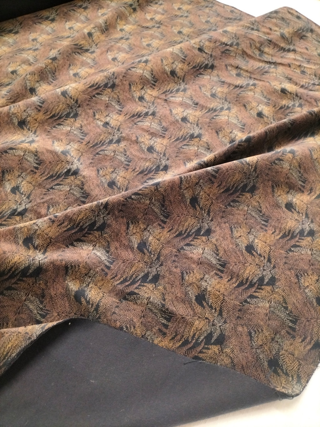 Pregiato velluto fantasia foliage