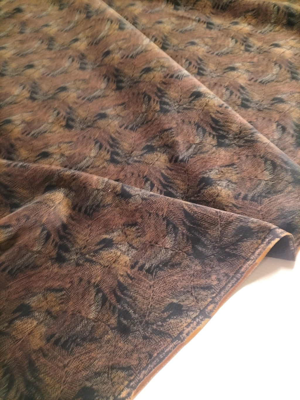 Pregiato velluto fantasia foliage