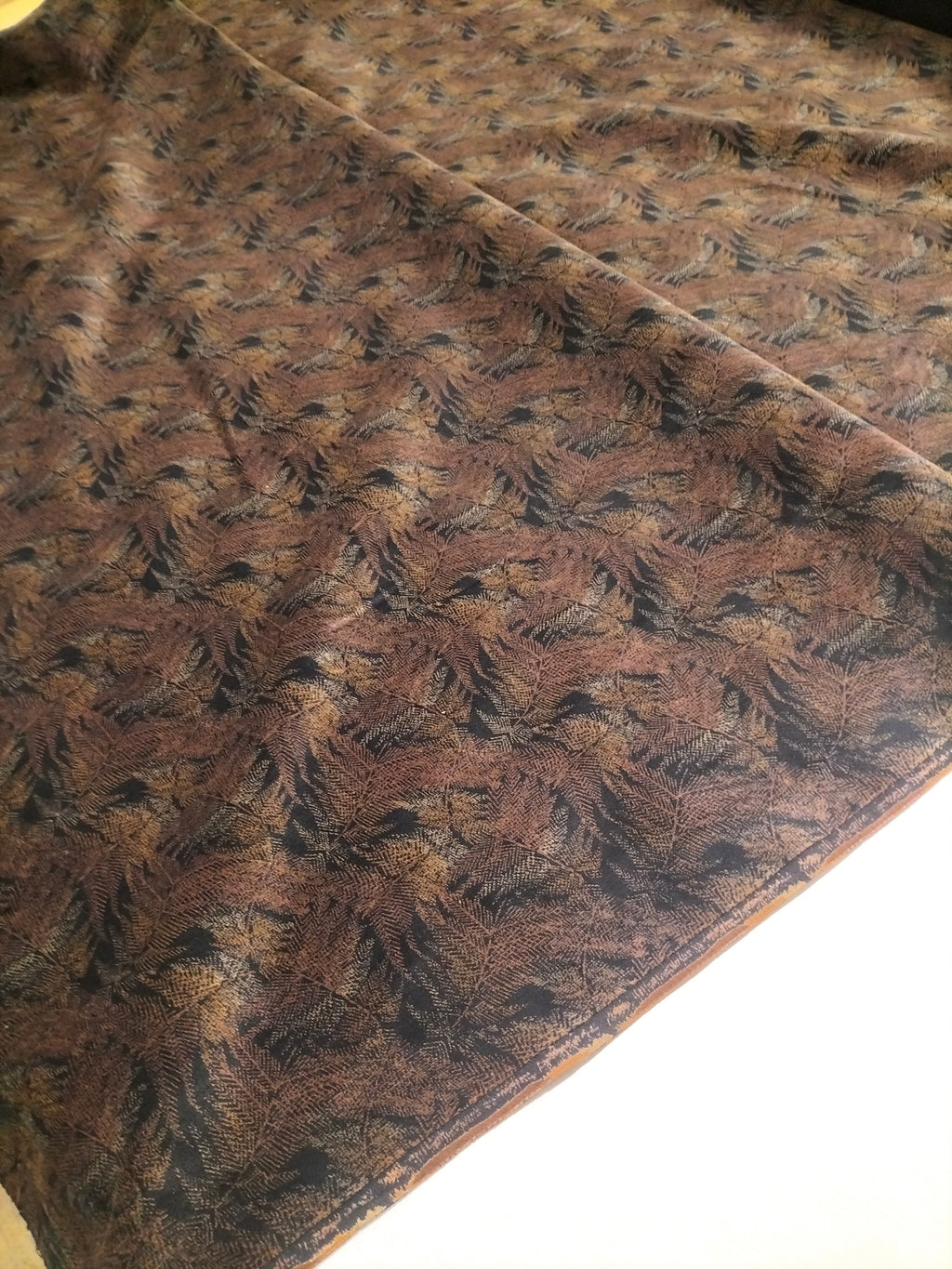 Pregiato velluto fantasia foliage