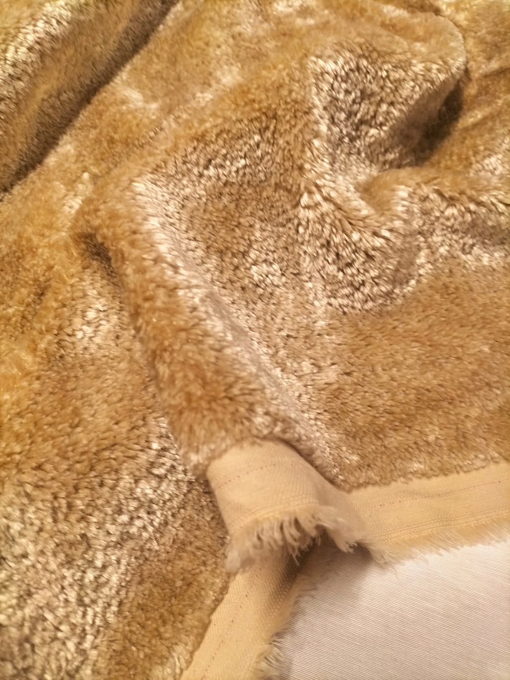 Pregiato velluto color beige by Enzo degli Angiuoni