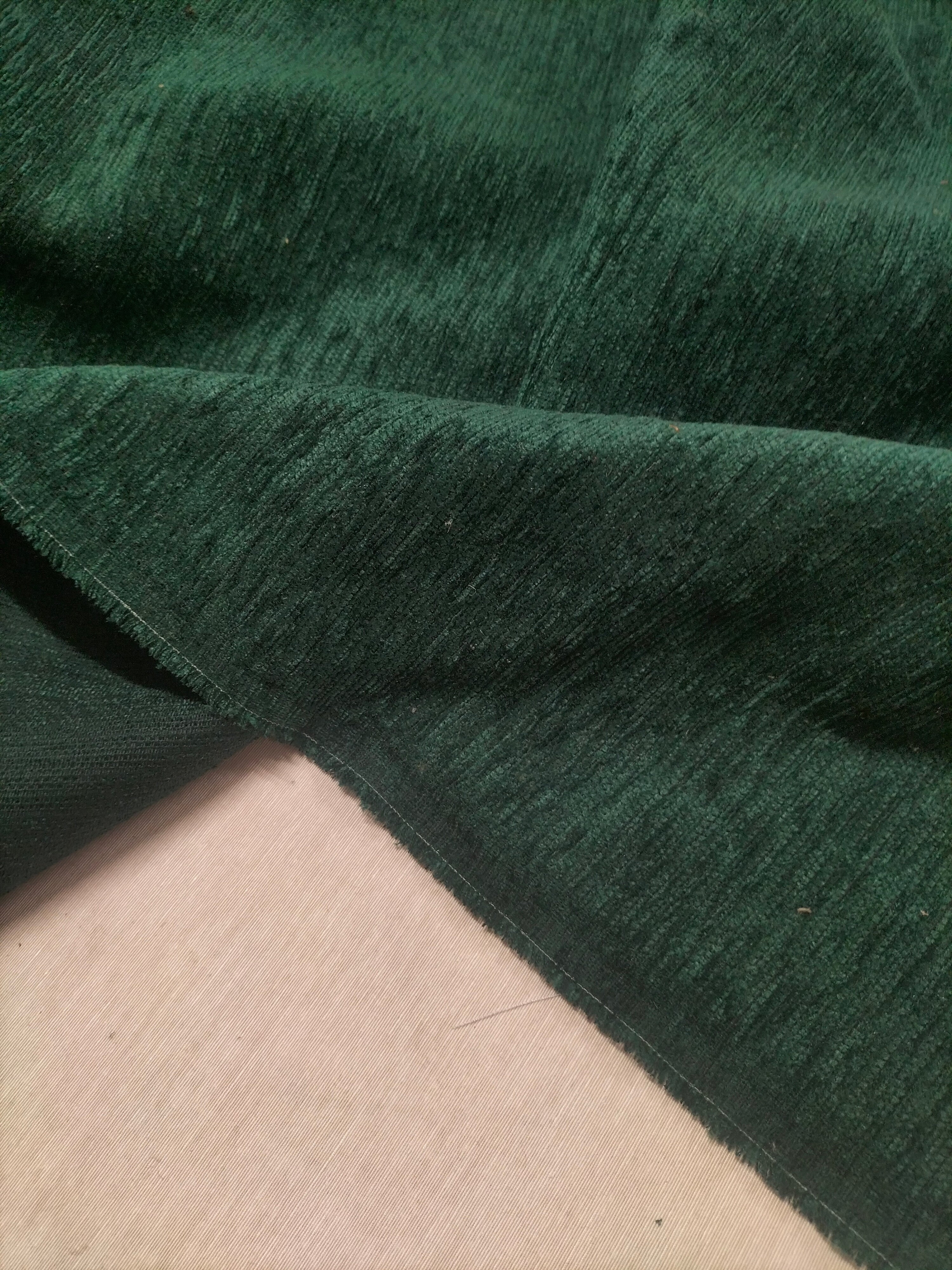 Tessuto d'arredo verde - manifattura del lusso - alto 140 cm