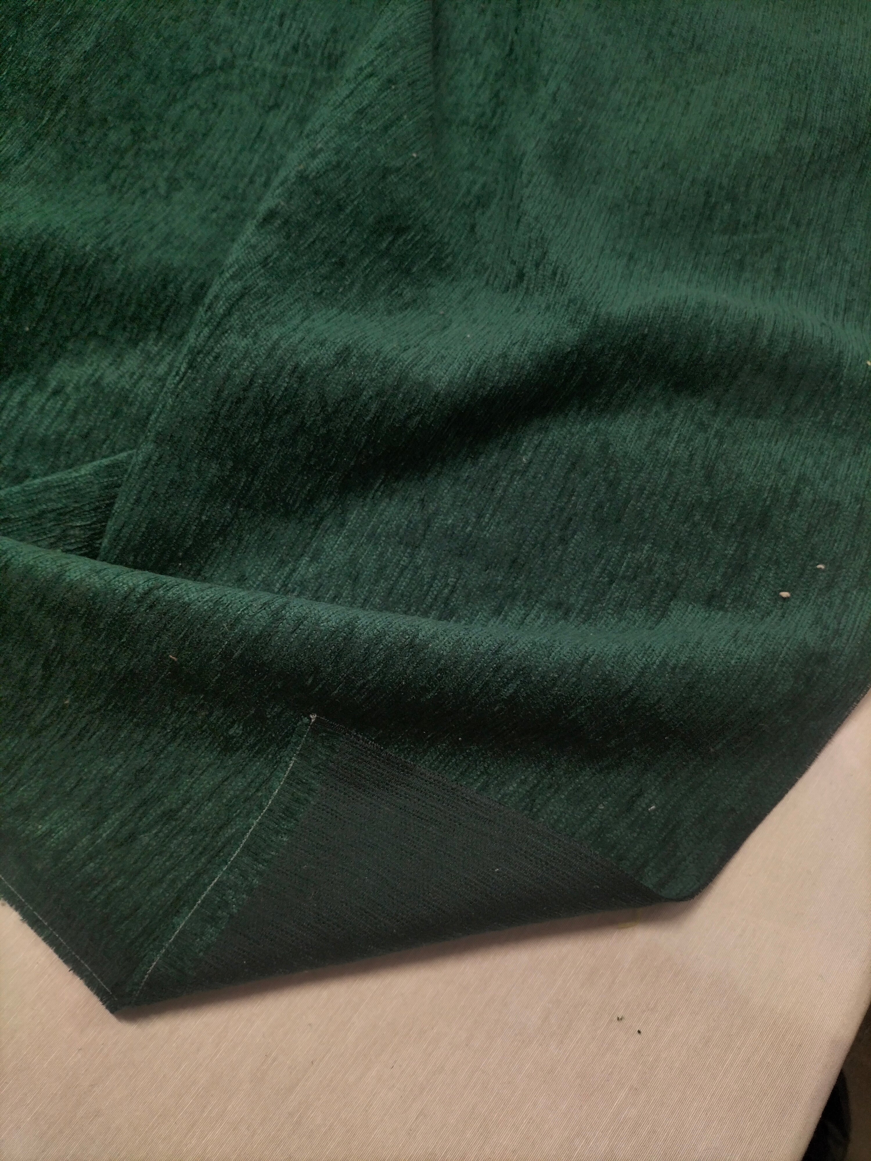 Tessuto d'arredo verde - manifattura del lusso - alto 140 cm