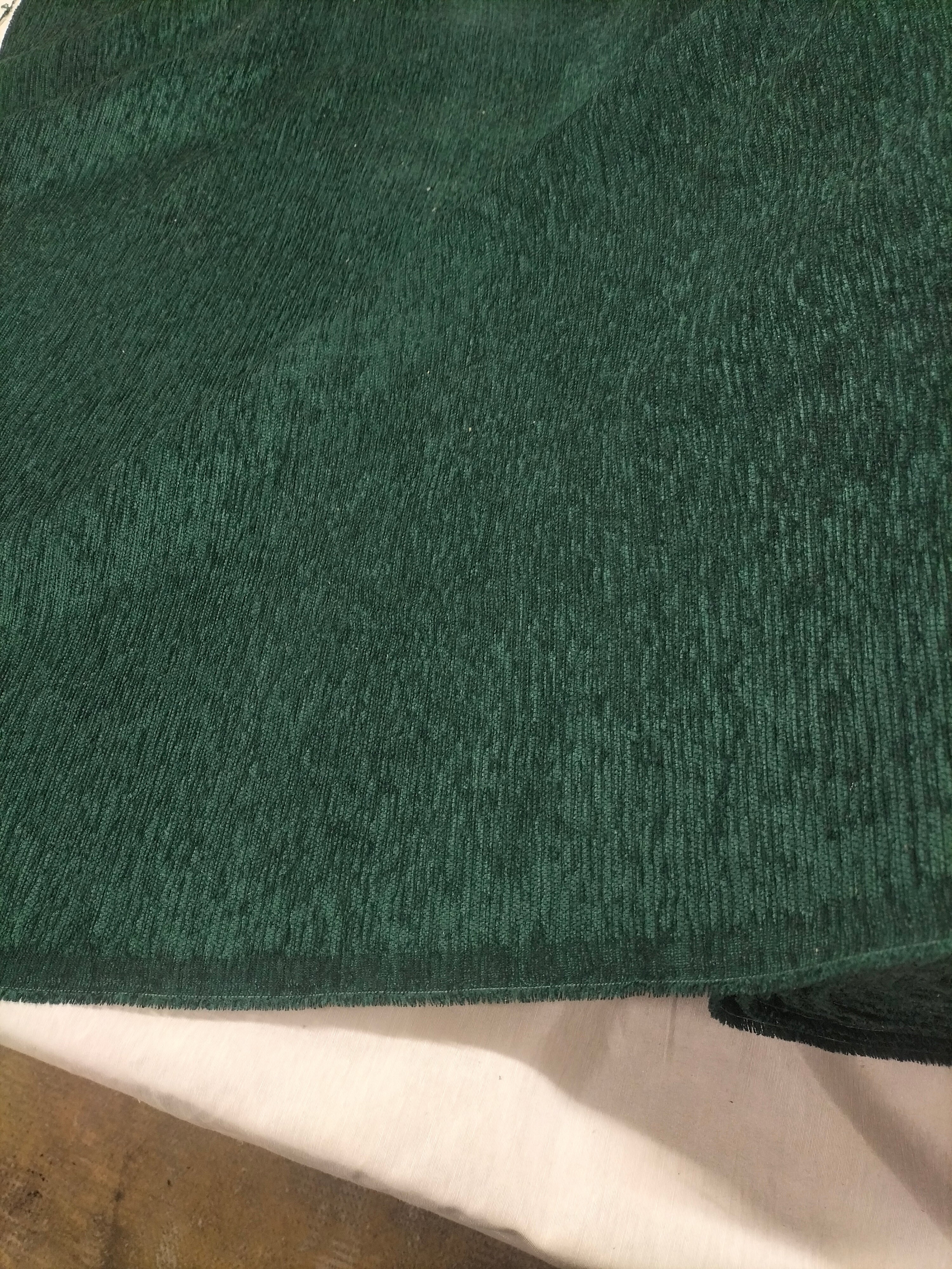 Tessuto d'arredo verde - manifattura del lusso - alto 140 cm