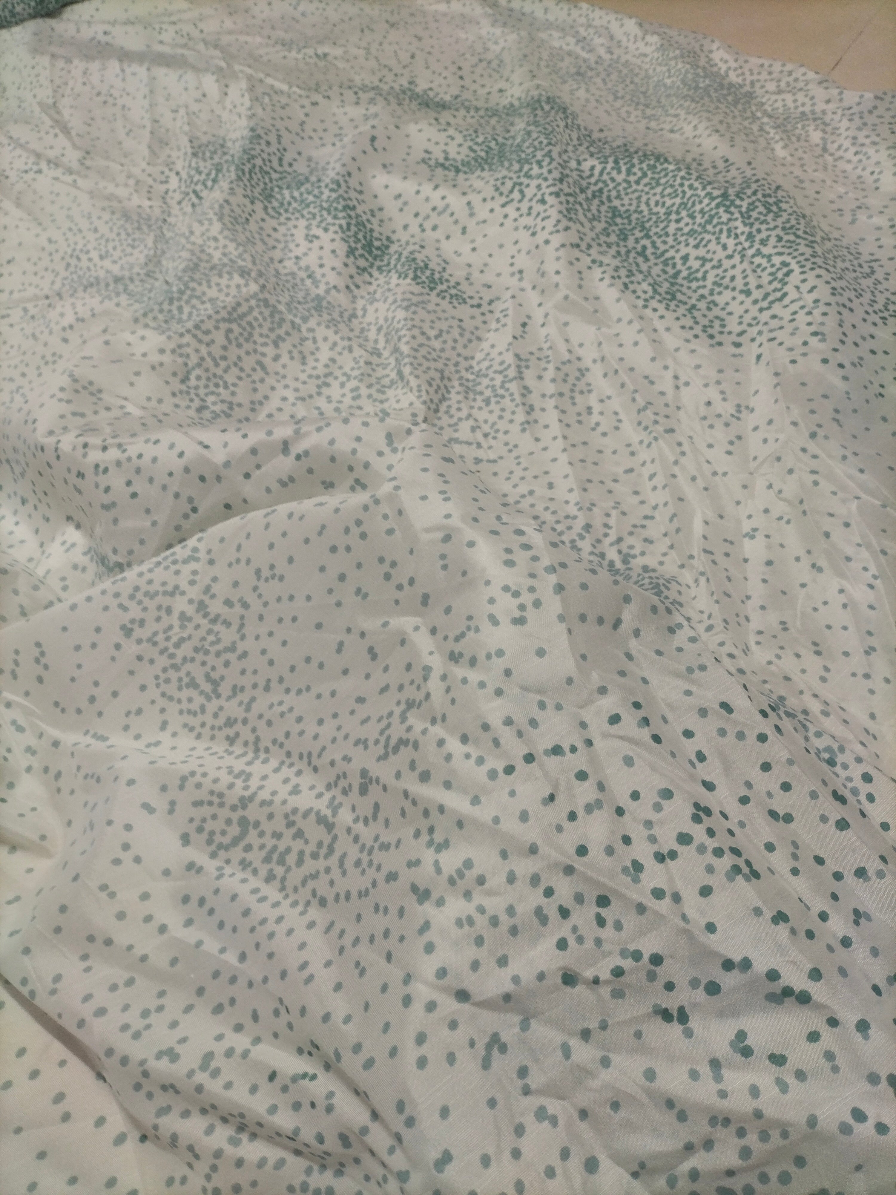 Tendone vintage Bassetti in fantasia a pois - alto 300 cm