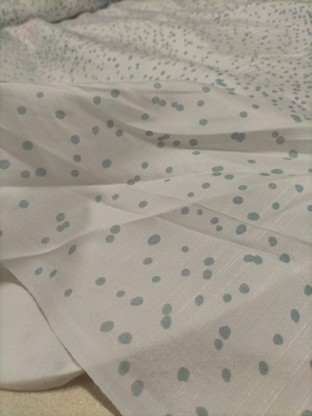 Tendone vintage Bassetti in fantasia a pois - alto 300 cm