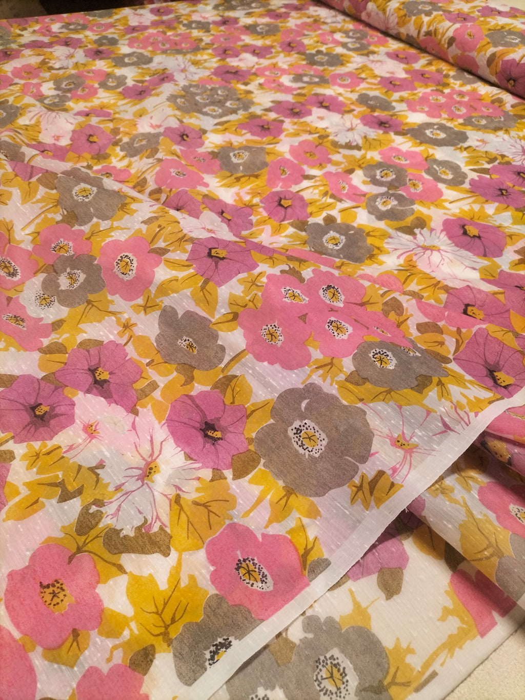 Tendone vintage Bassetti in fantasia floreale multicolore - alto 300 cm